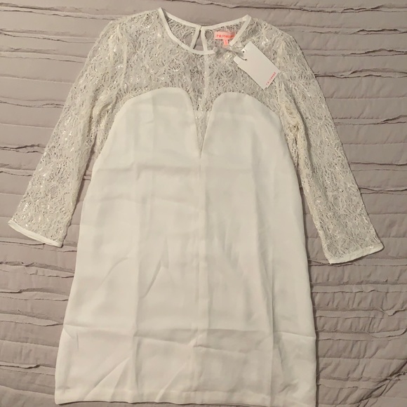 Dresses & Skirts - White lace top dress